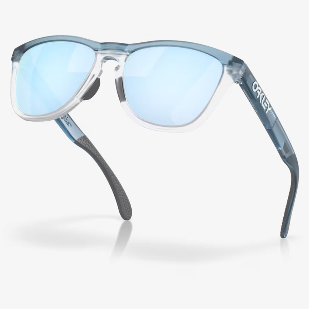 OO9284A-0955 Frogskins Range (LBF) Sunglasses Matte Stonewash Frame with PRIZM Deep Water Polarized Lens