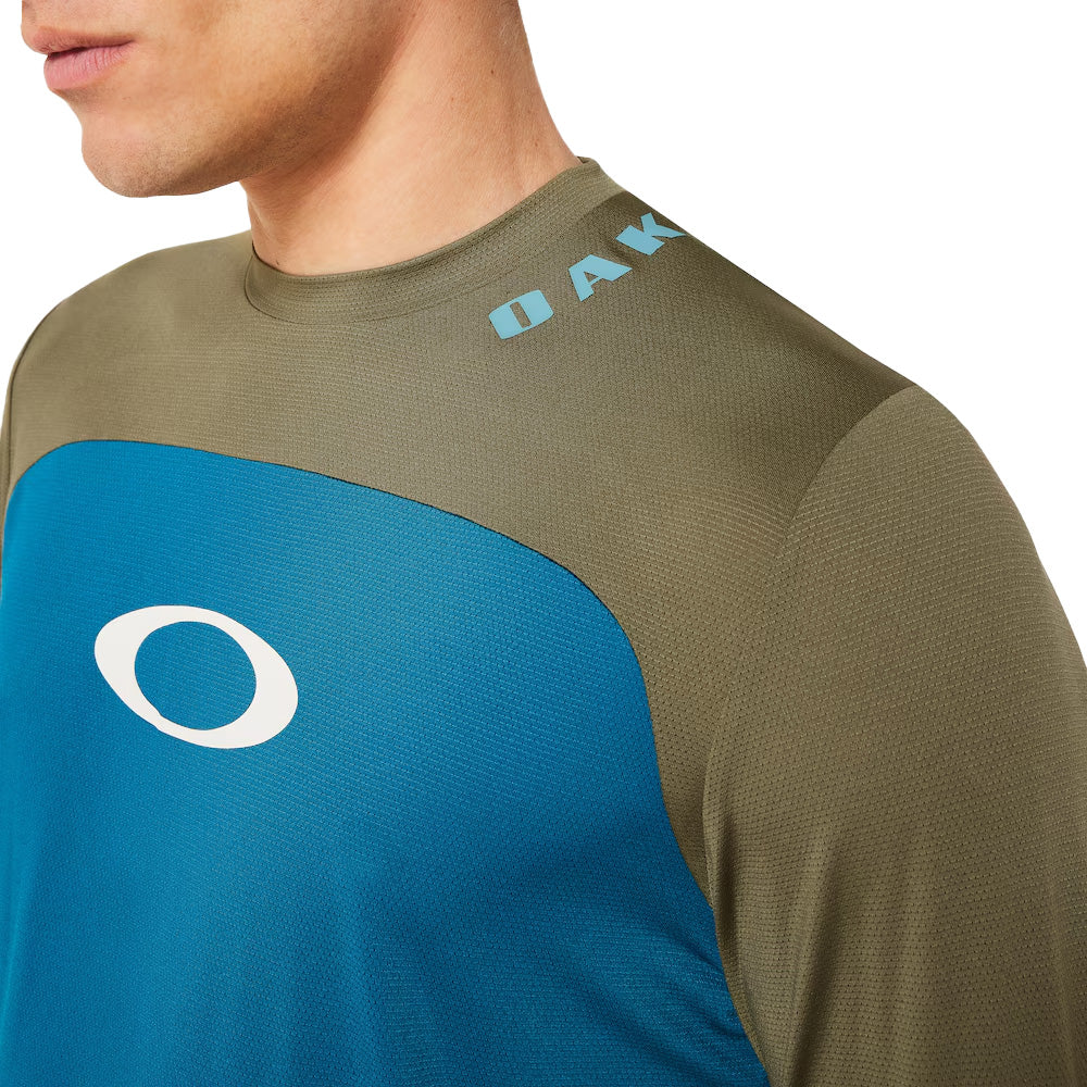 OAKLEY Free Ride RC LS Jersey - Army Green / New Balsam