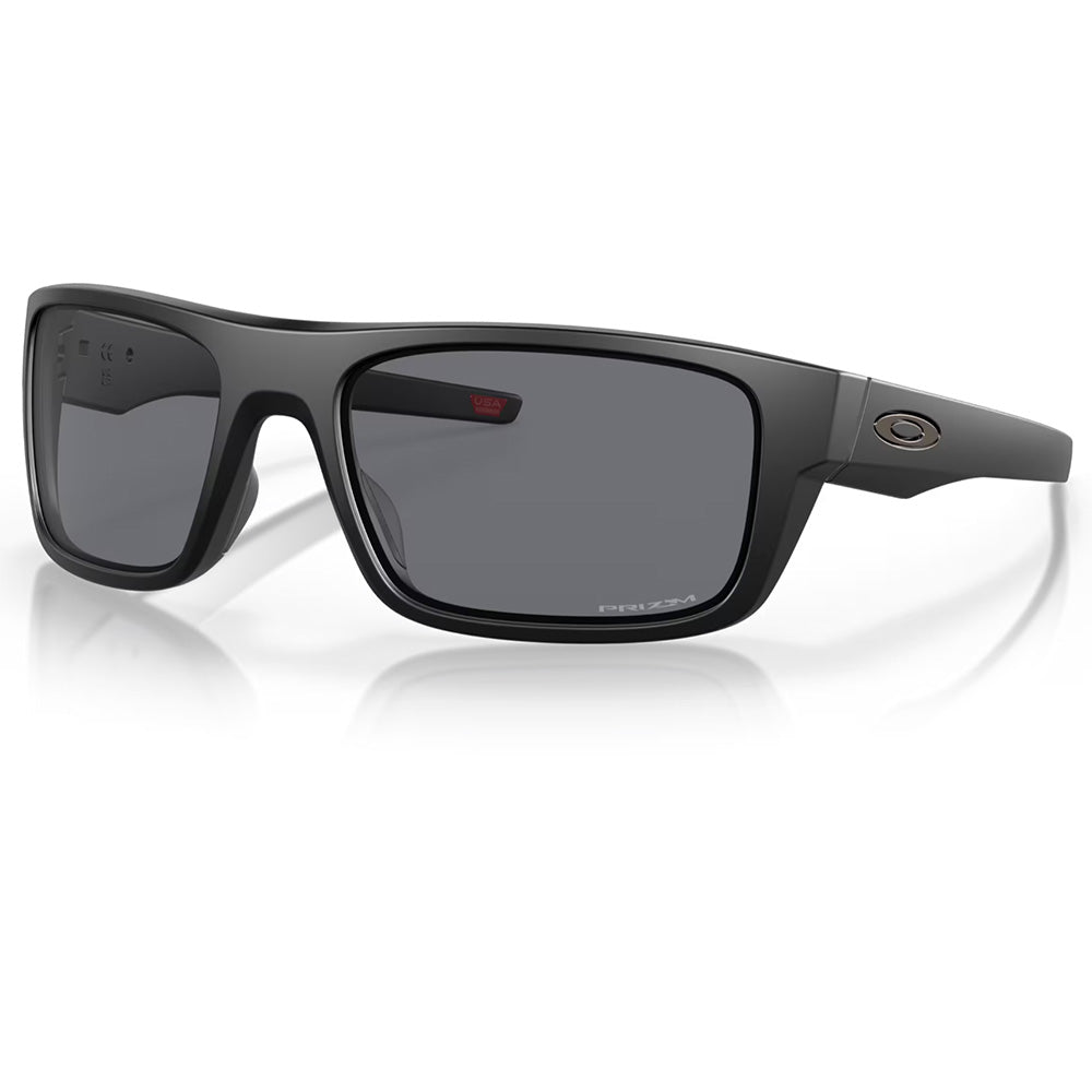 OO9367-0160 Oakley Drop Point Sunglasses Matte Black Frame with PRIZM Grey Lens