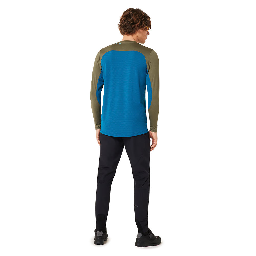 OAKLEY Free Ride RC LS Jersey - Army Green / New Balsam