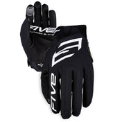 FIVE RACE Pro BMX Gloves for Kids - Black White