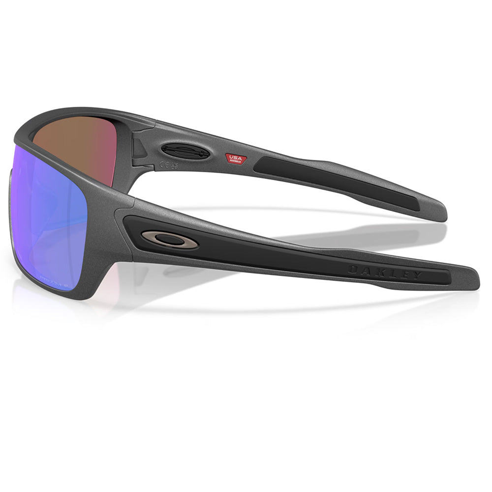 0OO9307-3132 Oakley Turbine Rotor Sunglasses Matte Steel Frame with PRIZM Violet Polarized Lens