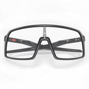 OO9406-9837 Oakley Sutro Sunglasses Matte Carbon Frame, Clear to Black Iridium Photochromic Lens - Transition Lens