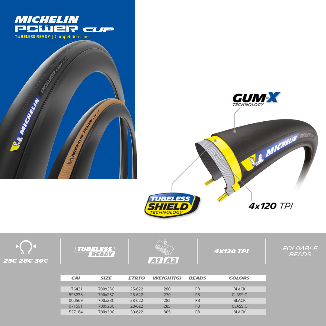 MICHELIN Power Cup TLR Competition Line – Pedalgear