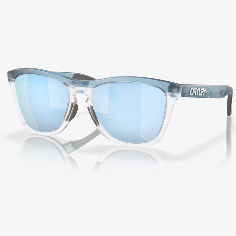 OO9284A-0955 Frogskins Range (LBF) Sunglasses Matte Stonewash Frame with PRIZM Deep Water Polarized Lens