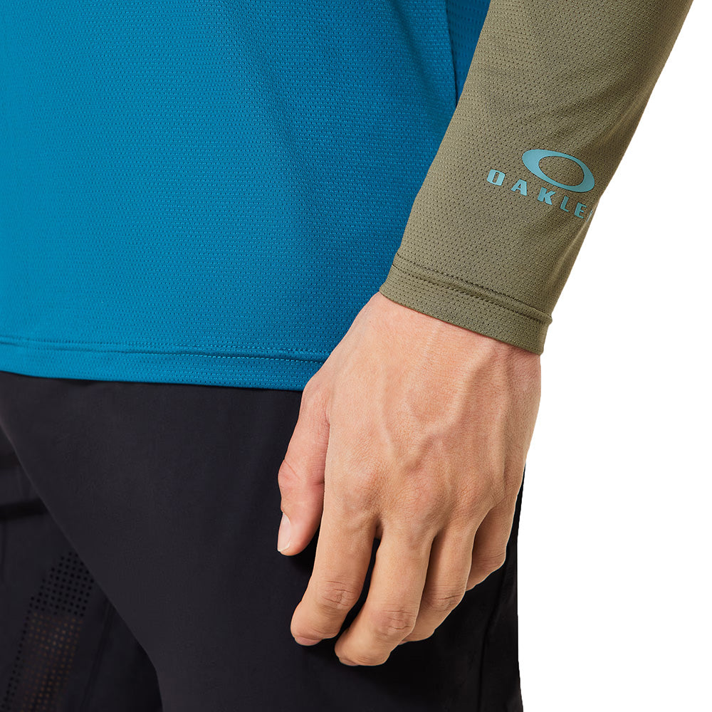 OAKLEY Free Ride RC LS Jersey - Army Green / New Balsam